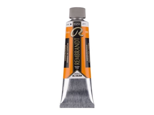 Rembrandt oljemaling tube Cadmium Orange 211