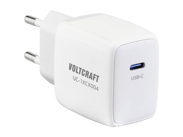 VOLTCRAFT UC-1XCX004 VC-13158215 USB-lader innendørs utgangsstrøm (maks.) 3 A 1x USB Power Delivery (USB-PD)
