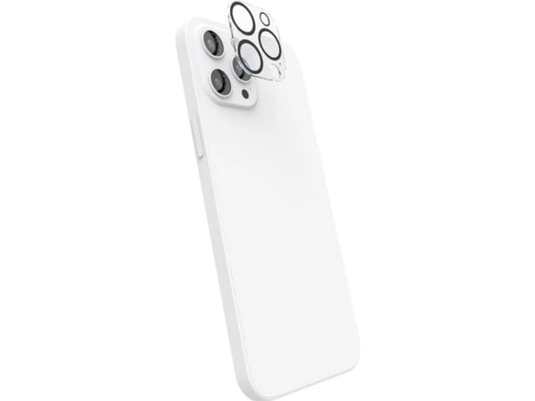 Hama Essential Line - Linsebeskytter for mobiltelefon - glass - rammefarge svart - for Apple iPhone 14 Pro, 14 Pro Max