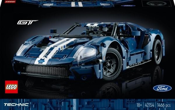 LEGO Technic 42154 Ford GT 2022 byggsats, 1468 st.