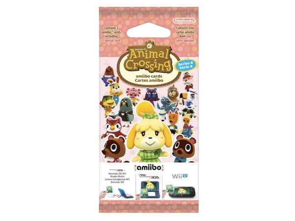 Nintendo amiibo Animal Crossing - Ylimääräinen videopelikorttisarja pelikonsolille (3 kpl) - New Nintendo 3DS, New Nintendo 3DS XL; Nintendo Wii U:lle