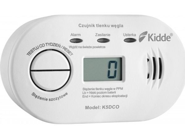Kolmonoxidlarm KIDDE K5DCO