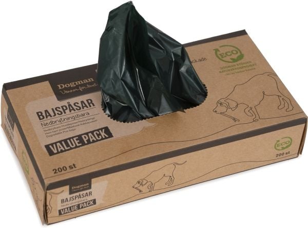 DOGMAN Hømhømposer 100% genbr pla 200