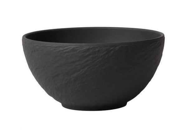 Villeroy & Boch 10-4239-1900, Suppe bolle, Rund, Porselen, Sort, Matt, 0,6 l