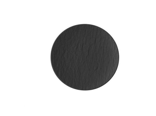 Villeroy & Boch Manufacture Rock, Brød- og smørfat, Rund, Porselen, Svart, Manufacture Rock, 15,5 cm