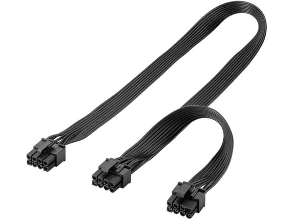 Goobay 59714, 0,23 m, ATX (8-stift), ATX (6 x 2-stift), Manlig kontakt, Manlig kontakt, Rakt