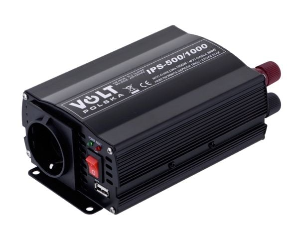 IPS 500/1000W 12/230V jännitemuunnin 12/230V