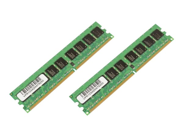 CoreParts - DDR2 - sett - 4 GB: 2 x 2 GB - DIMM 240-pin - 533 MHz / PC2-4200 - ikke-bufret - ECC - for IBM eServer xSeries 100 8486; 206m 8485, 849...