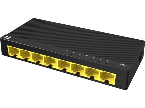 Switch Netis Netis System ST3108GC nettverkslenker Ustyrt Gigabit Ethernet (10/100/1000) Svart