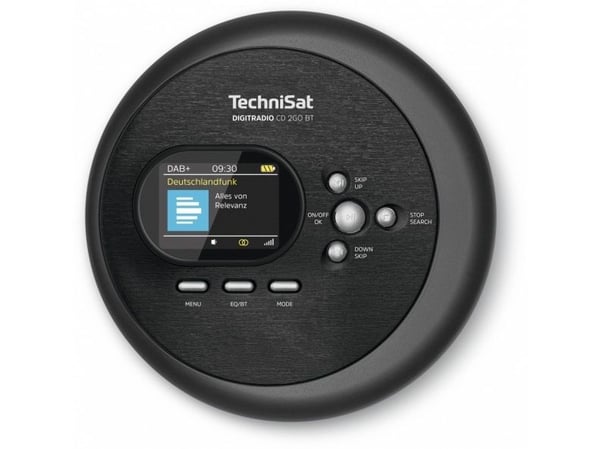 TechniSat DigitRadio CD 2GO BT - CD-spiller - sort