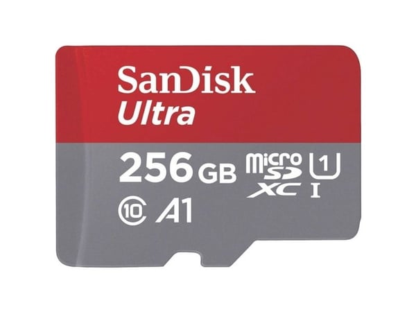 SanDisk Ultra - Flashminnekort - 256 GB - A1 / Video Class V10 / UHS-I U1 / Class10 - SDXC UHS-I