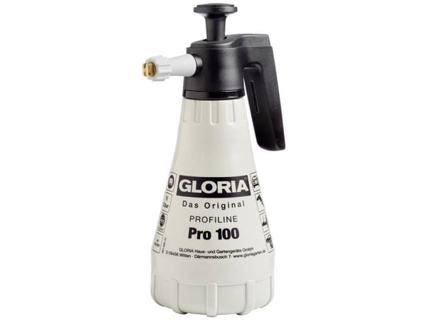 GLORIA Pro 100, Sort, Hvit, 1 l, Plast, 1 stykker, 1,3 l, 3 stang