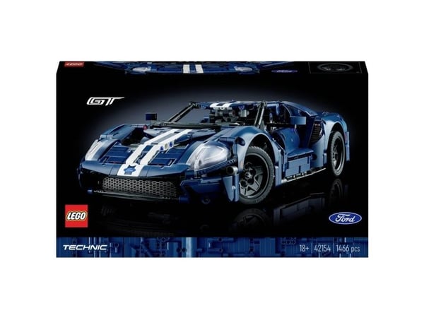 LEGO Technic 42154 Ford GT 2022 byggsats, 1468 st.