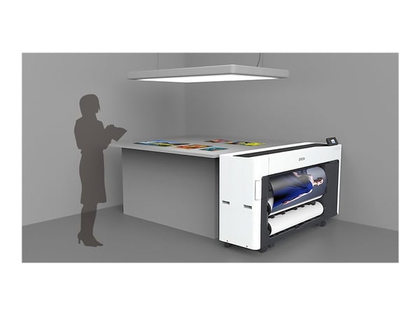 Epson SureColor SC-T3700DE - 24" storformatsskriver - farge - ink-jet - Rull (61 cm) - 2400 x 1200 dpi - inntil 130 kvm/time (mono) / inntil 130 kv...