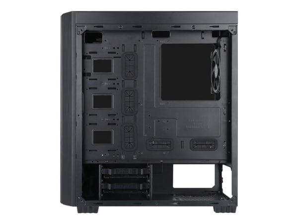 Gembird Fornax K500 - Mid tower - utvidet ATX (E-ATX) - ingen strømforsyning (ATX) - svart - USB/lyd
