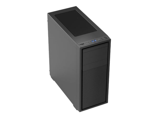 Gembird Fornax K500 - Mid tower - utvidet ATX (E-ATX) - ingen strømforsyning (ATX) - svart - USB/lyd