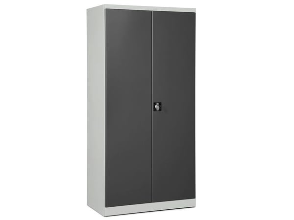 Opbevaringsskab i stål - ASHV 1980x980x670 mm Antracit døre