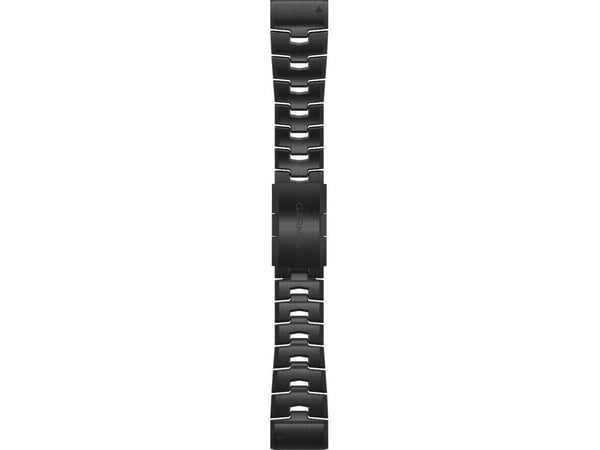 Garmin QuickFit - Klokkestropp for smart armbåndsur - karbongrå DLC - for fenix 6X Pro, Pro Solar, Sapphire; Tactix Delta, Delta - Solar Edition