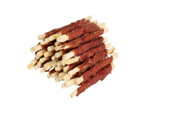 HILTON Duck wrap valkoinen rawhide stick - hund tygge - 500g HILTON Duck wrap valkoinen rawhide stick - hund tygge - 500g