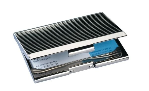 Sigel VZ130, Krom, Krom, Sort, Krom, 20 kort, 91 x 56 mm, 95 mm, 7 mm