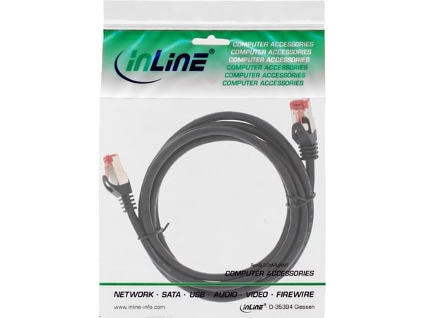 InLine 0,3m S-FTP Cat.6, 0.3m, Cat6, S/FTP (S-STP), RJ-45, RJ-45