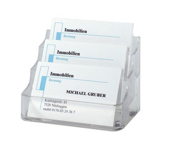 Sigel - Kortfil - 3 rom - for 94 x 85 mm - kapasitet: 210 kort - blank