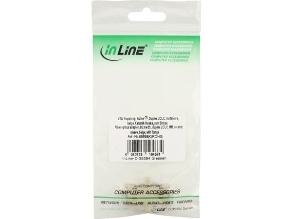 InLine 89989K, LC/LC, Beige, monitilatoiminen, 1 kpl