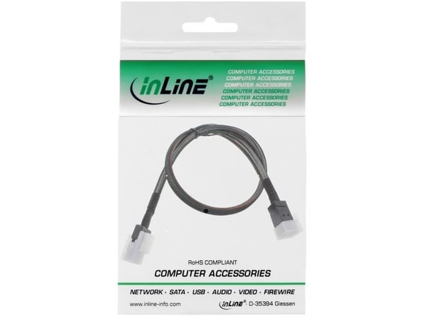 InLine Mini SAS HD 1.0m, 1 m, SFF-8087, SFF-8087, uros/naaras, musta