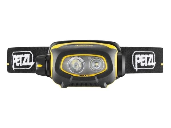 Petzl Pixa 3, Hodebåndslommelykt, Sort, Gult, IP67, 100 lm, AA, 160 g