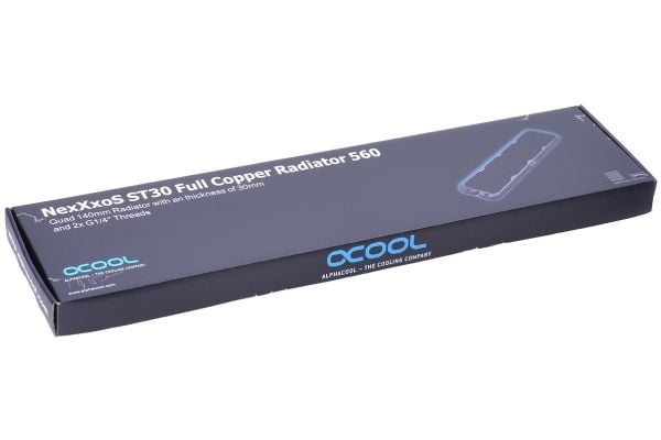 Alphacool NexXxoS ST30 Full Copper 560mm - Kjølesystem - Sort