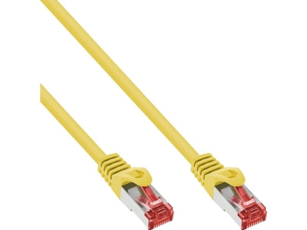 InLine 76122Y, 0,25 m, Cat6, S/FTP (S-STP), RJ-45, RJ-45, Gult