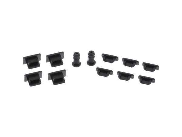 InLine 59941L, Musta, 85 mm, 130 mm, 20 mm, 12 g