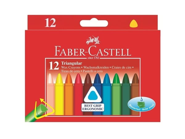 Faber-Castell - Fargeblyant - voks (en pakke 12)