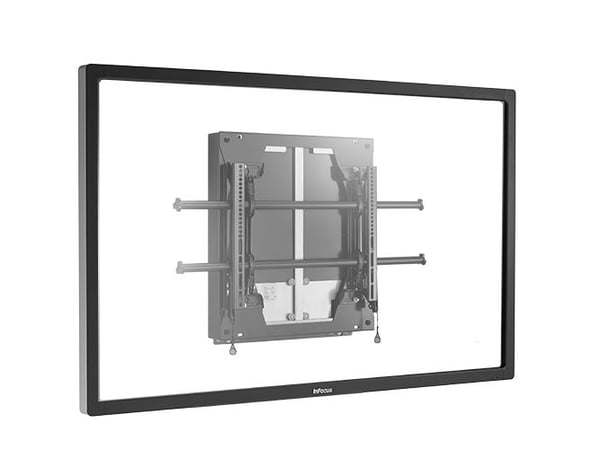 Chief Medium FUSION MSD1U - Monteringssett (veggmontering) - for LCD-skjerm - svart - veggmonterbar