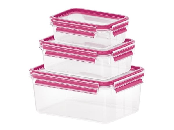 EMSA 515584, Låda, Rektangulär, Grön, Transparent, Termoplastisk elastomer (TPE), Tyskland, 3 styck
