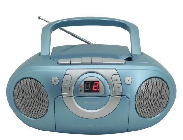 Soundmaster SCD5100BL, Analog, FM, 87,5 - 108 MHz, Spiller, CD, CD-R, CD-RW, Normal, Gjenta alt, Repeter en
