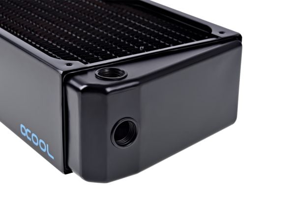 Alphacool NexXxoS UT60 Full Copper X-Flow, Kjøleribbe, Messing, Kopper, Stål, Sort, 12 cm, 124 mm, 532 mm