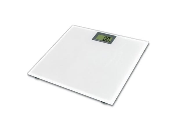 Omega OBSW, Elektronisk personvåg, 150 kg, 100 g, kg,lb,st, Rektangel, Vit