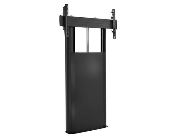 Chief Extra-Large Height-Adjustable Floor Support Mount - For Displays 55-100" - Black - Stativ - for flatpanel / AV-utstyr - svart - veggmonterbar...