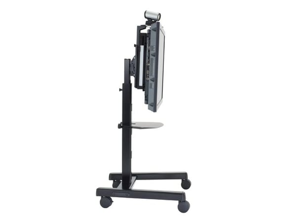 Chief Large Flat Panel Mobile Cart - For Displays 55-100" - Black - Stativ (grensesnittsbrakett) - for flatpanel - svart - skjermstørrelse: 42"-71"...