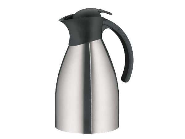 Alfi 0787205150, Karaffel, 1,5 L, Svart, Rustfritt stål, Rustfritt stål, Rund, Bono