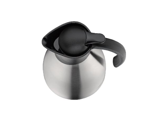 Alfi 0787205150, Karaffel, 1,5 L, Svart, Rustfritt stål, Rustfritt stål, Rund, Bono