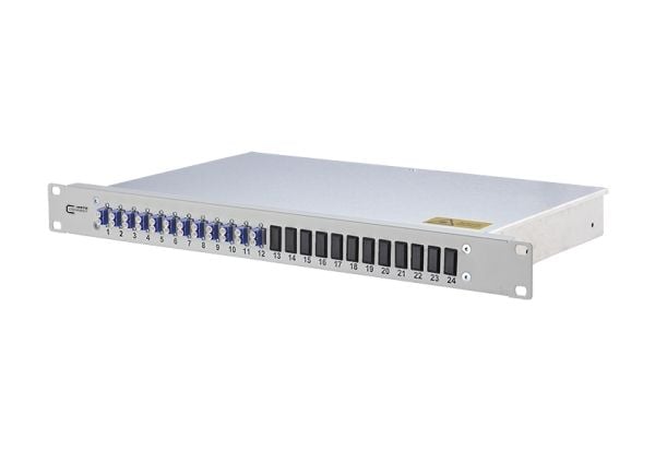 METZ CONNECT OpDAT, LC, Grå, Rackmontering, 1U, 482,6 mm, 44,5 mm