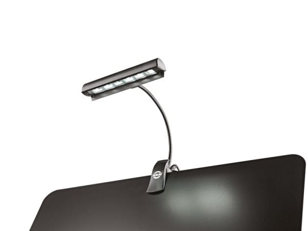 König & Meyer 12248-000-55, Svart, Plast, LED, 3 m, Batteri, 110 - 240 V