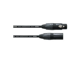 Cordial PEAK CPM 1 FM, XLR (3-pin), Hankjønn, XLR (3-pin), Hunkjønn, 1 m, Sort