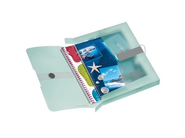 Herlitz 11409000, Mintunvärinen, Läpinäkyvä, Polypropeeni (PP), A4, 4 cm, 1 kpl