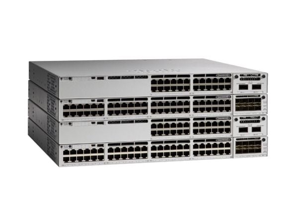 Cisco Catalyst 9300X, Hallittu, L3, Täysin kaksipuolinen, Telineasennus