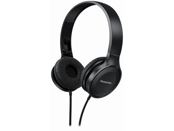 Panasonic RP-HF100ME - Hodetelefoner med mikrofon - on-ear - kablet - 3,5 mm jakk