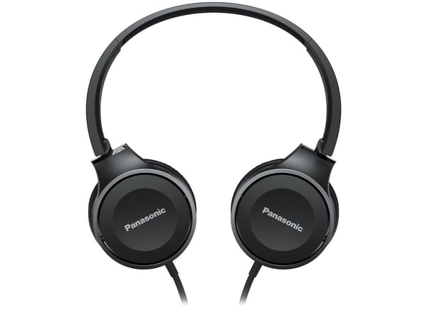 Panasonic RP-HF100ME - Hodetelefoner med mikrofon - on-ear - kablet - 3,5 mm jakk