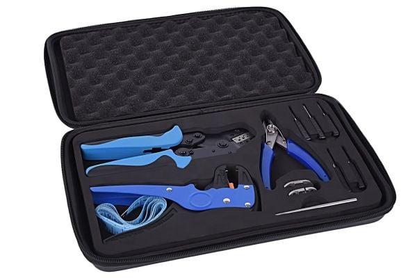 Alphacool Eistools, Monteringssæt, Sort, Blå, 330 mm, 220 mm, 50 mm, 995 g